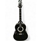 Used Ovation 1712 Custom Balladeer Black Acoustic Electric Guitar thumbnail