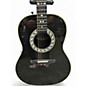 Used Ovation 1712 Custom Balladeer Black Acoustic Electric Guitar