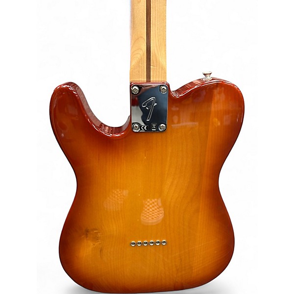 Used Fender Limited Edition Player Telecaster Plus Top Sienna Sunburst Solid Body Electric Guitar