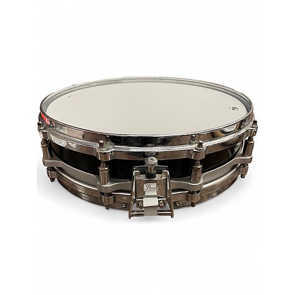 Used Pearl 14X4 Free Floating Maple Piccolo Snare Black Drum