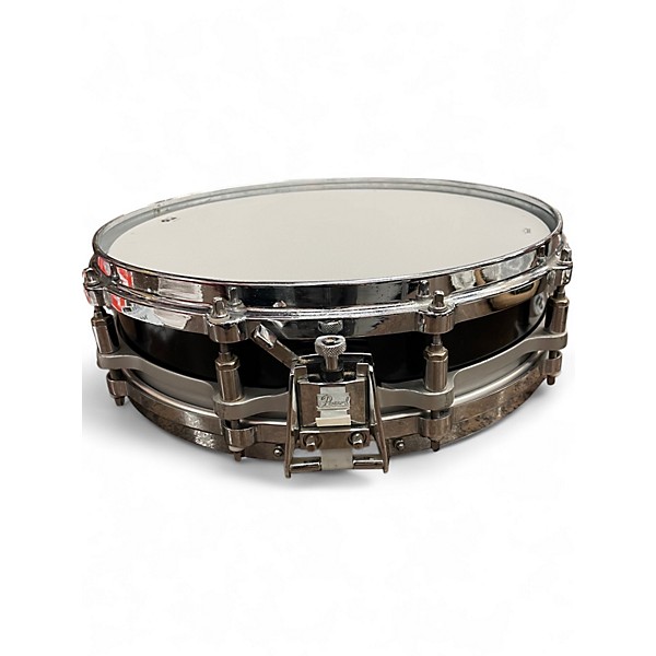 Used Pearl 14X4 Free Floating Maple Piccolo Snare Black Drum