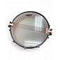 Used Pearl 14X4 Free Floating Maple Piccolo Snare Black Drum