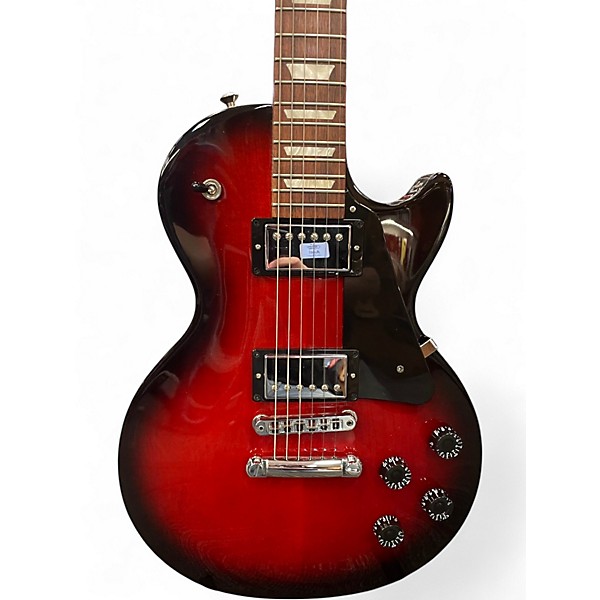 Used Gibson Les Paul Studio Black Cherry Solid Body Electric Guitar