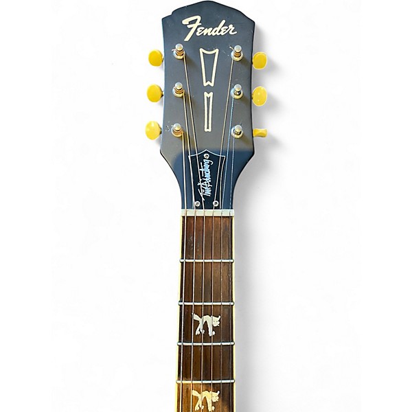 Used Fender Tim Armstrong Hellcat Natural Acoustic Electric Guitar