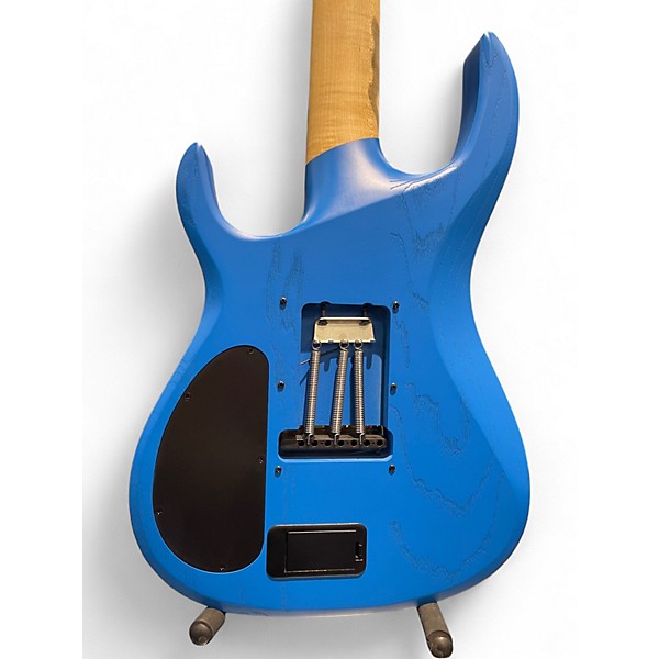 Used 2021 Keisel MO7X 7 string ash Blue Solid Body Electric Guitar