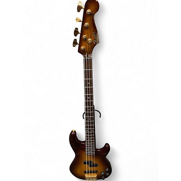 Used Fender PRECISION BASS LYTE Honey Burst Electric Bass Guitar