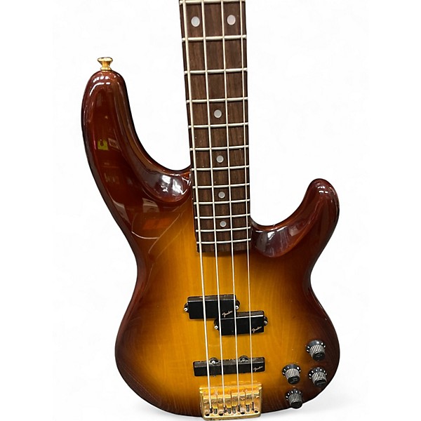 Used Fender PRECISION BASS LYTE Honey Burst Electric Bass Guitar