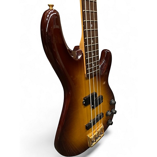 Used Fender PRECISION BASS LYTE Honey Burst Electric Bass Guitar