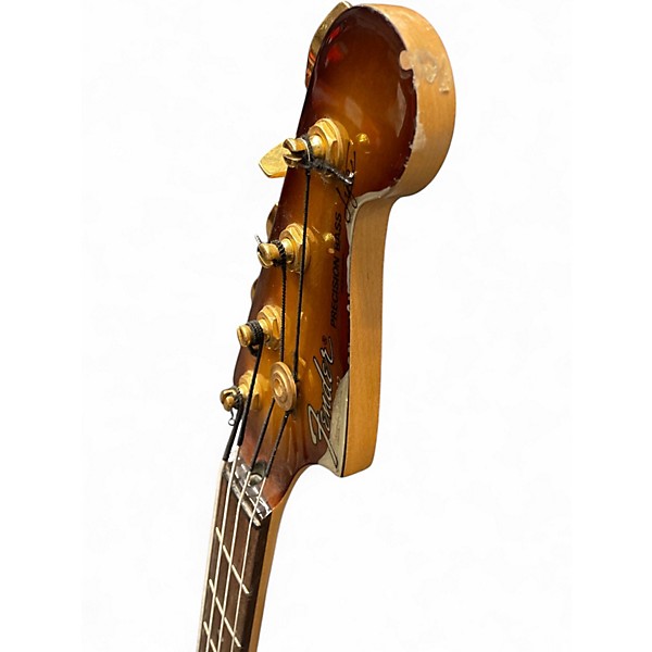 Used Fender PRECISION BASS LYTE Honey Burst Electric Bass Guitar