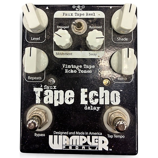 Used Wampler Faux Tape Echo Delay Effect Pedal