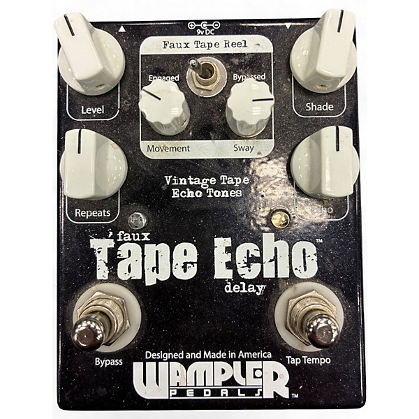 Used Wampler Faux Tape Echo Delay Effect Pedal