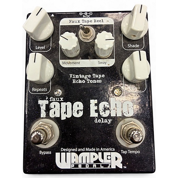 Used Wampler Faux Tape Echo Delay Effect Pedal