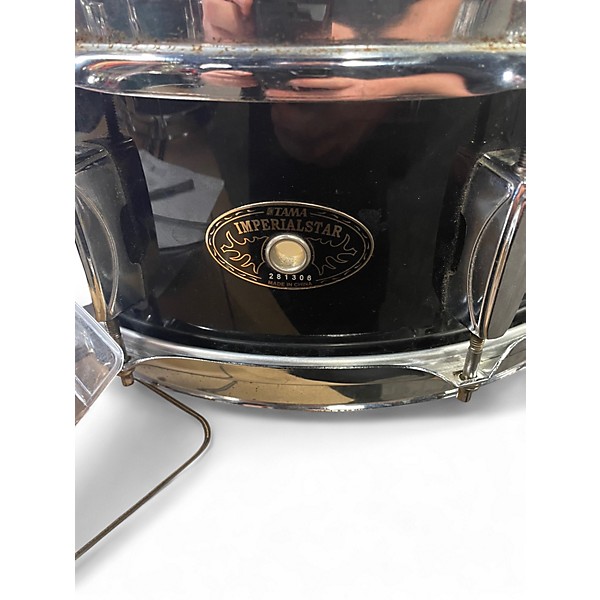 Used TAMA 14X5.5 Imperialstar Snare Black Drum