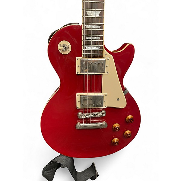 Used 2012 Epiphone Les Paul Standard Red Solid Body Electric Guitar