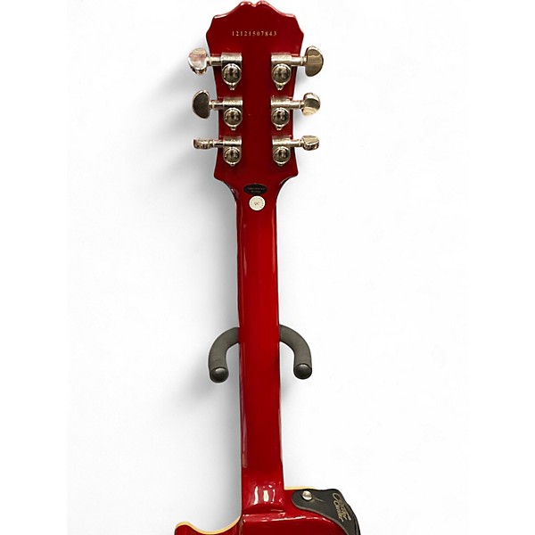 Used 2012 Epiphone Les Paul Standard Red Solid Body Electric Guitar