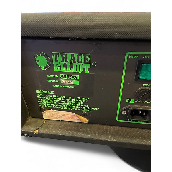 Used Trace Elliot Ah350x Bass Amp Head