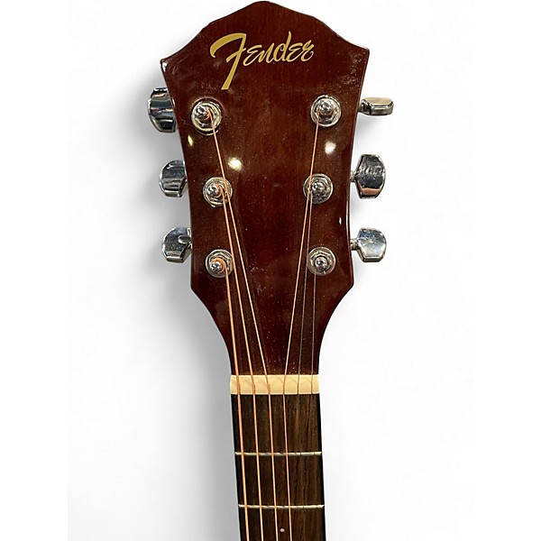 Used Fender FA135CE Concert Natural Acoustic Electric Guitar
