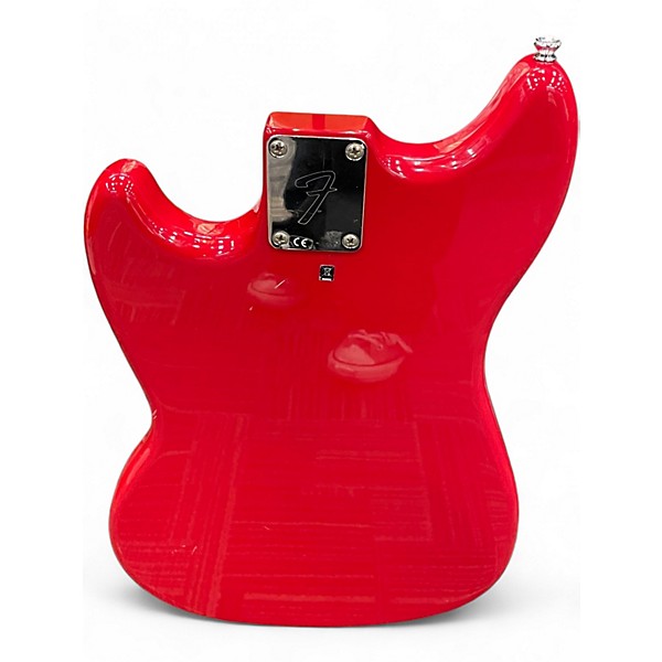 Used Fender Player Mustang Bass PJ Torino Red Electric Bass Guitar