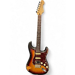 Used Vintage V6 ICON SUNSET SUNBURST Solid Body Electric Guitar