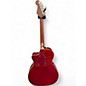 Used Fender Newporter Player Candy Apple Red Acoustic Electric Guitar