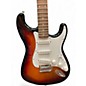 Used Squier Deluxe Stratocaster 2 Color Sunburst Solid Body Electric Guitar