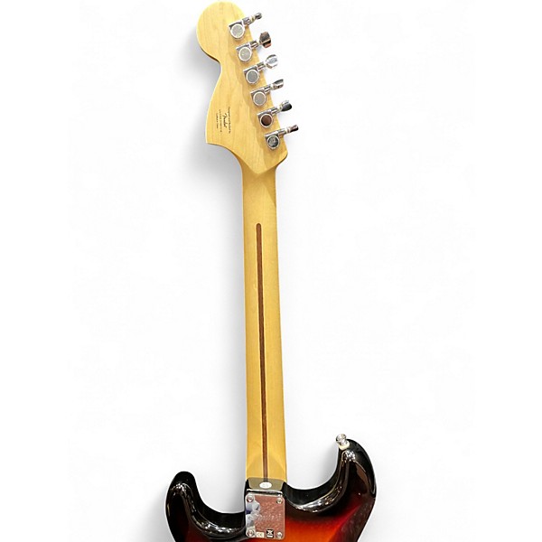 Used Squier Deluxe Stratocaster 2 Color Sunburst Solid Body Electric Guitar