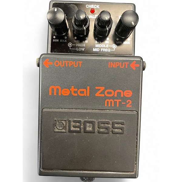 Used BOSS MT2 Metal Zone Distortion Effect Pedal