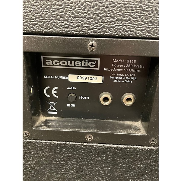 Used Acoustic B115 250W 1x15 Bass Cabinet