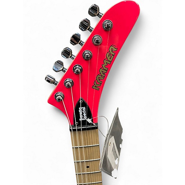 Used Kramer BARETTA SPECIAL Pink Solid Body Electric Guitar