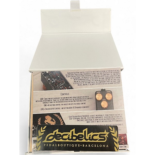 Used Decibelics Golden Horse Effect Pedal