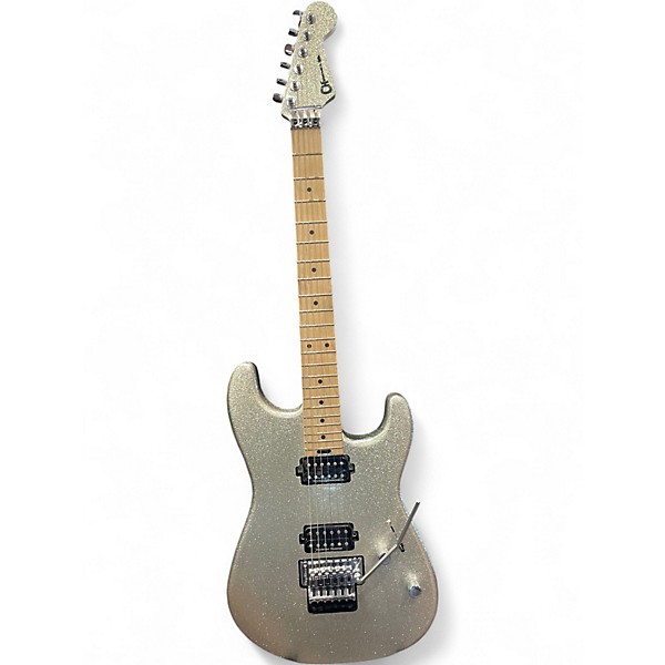 Used Charvel Pro Mod San Dimas HH HT Silver Sparkle Solid Body Electric Guitar