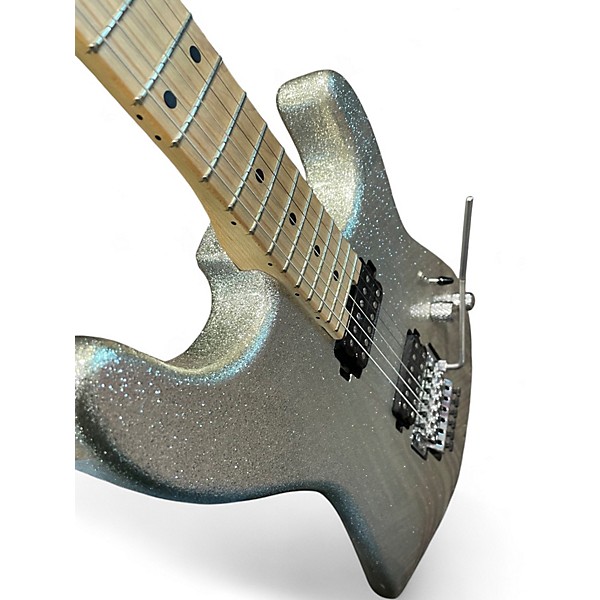 Used Charvel Pro Mod San Dimas HH HT Silver Sparkle Solid Body Electric Guitar