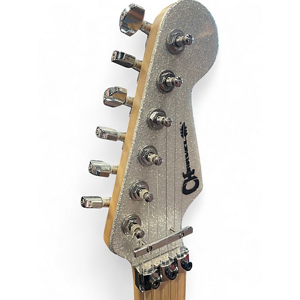 Used Charvel Pro Mod San Dimas HH HT Silver Sparkle Solid Body Electric Guitar