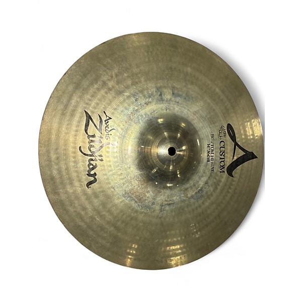 Used Zildjian 14in A Custom Hihats Cymbal