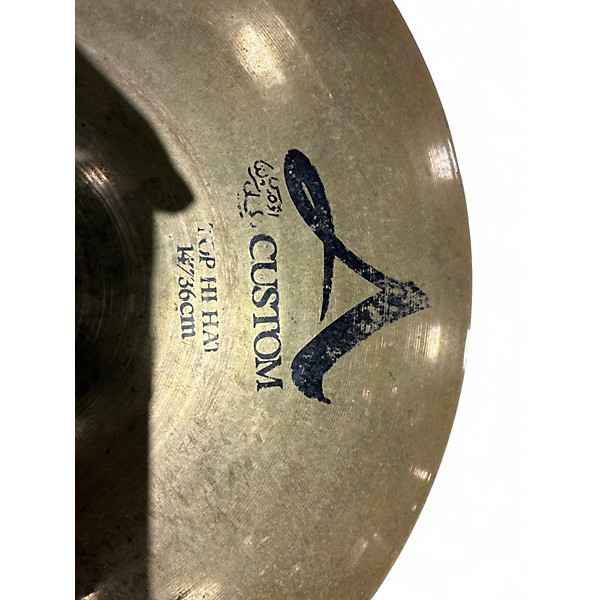 Used Zildjian 14in A Custom Hihats Cymbal