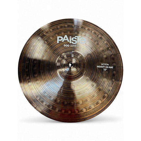 Used Paiste 15in 900 Heavy Hi Hat Bottom Cymbal