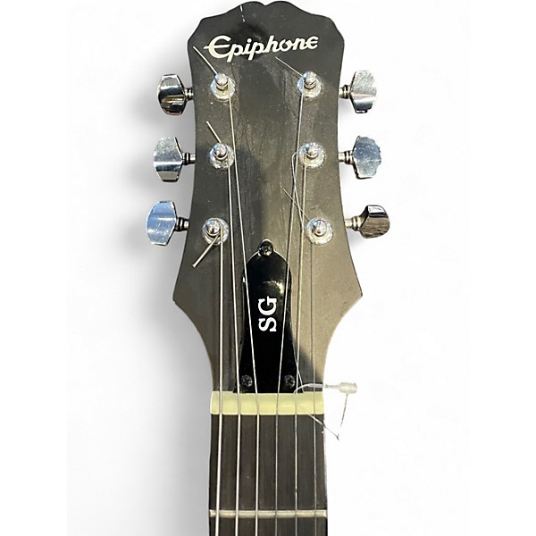 Used Epiphone SG Black Solid Body Electric Guitar