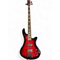 Used Schecter Guitar Research Stiletto Extreme 4 String Black Cherry Electric Bass Guitar thumbnail