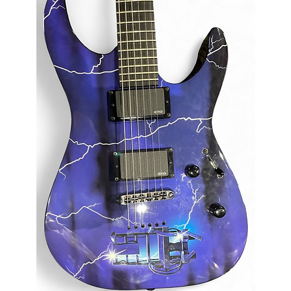 Used ESP LTD Metallica Ride The Lightning Limited Edition Black Solid Body Electric Guitar