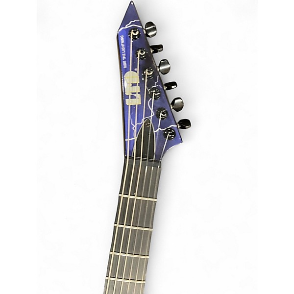 Used ESP LTD Metallica Ride The Lightning Limited Edition Black Solid Body Electric Guitar