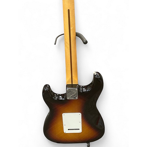 Used Fender Deluxe Stratocaster HSS 3 Color Sunburst Solid Body Electric Guitar