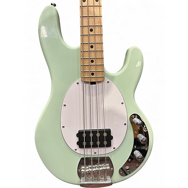 Used Sterling by Music Man SUB SERIES STINGRAY Mint Green Electric Bass Guitar