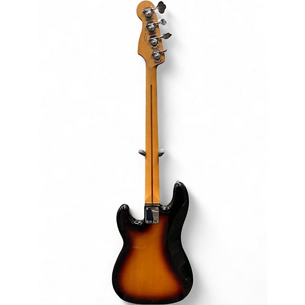 Used Fender Standard Precision Bass Brown Sunburst Electric Bass Guitar