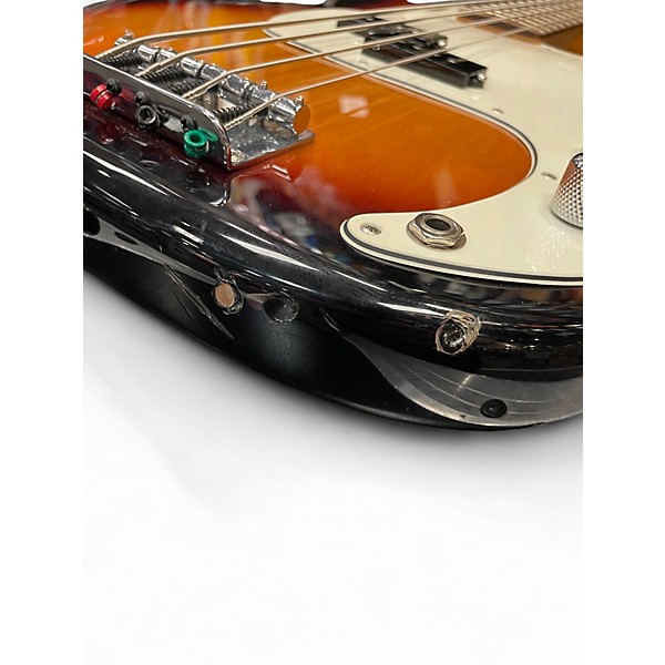 Used Fender Standard Precision Bass Brown Sunburst Electric Bass Guitar