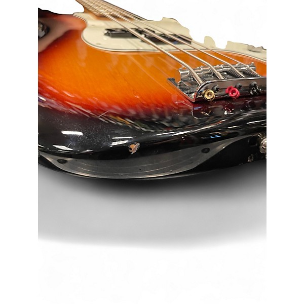 Used Fender Standard Precision Bass Brown Sunburst Electric Bass Guitar