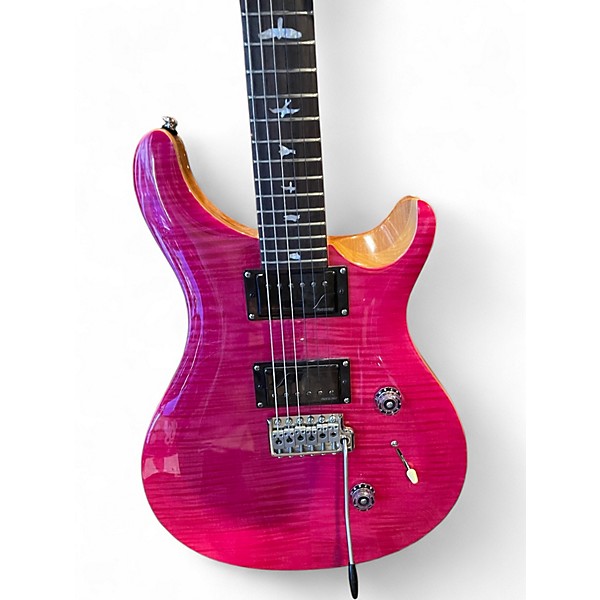 Used PRS SE Custom 24 Pink Solid Body Electric Guitar
