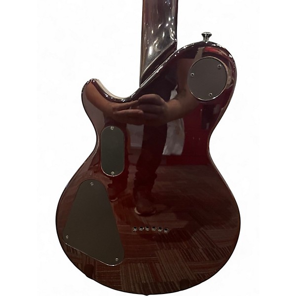 Used Michael Kelly Patriot Premium Tiger Eye Solid Body Electric Guitar
