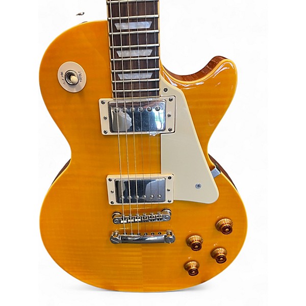 Used Epiphone Les Paul Standard Plus Top Pro Honey Burst Solid Body Electric Guitar