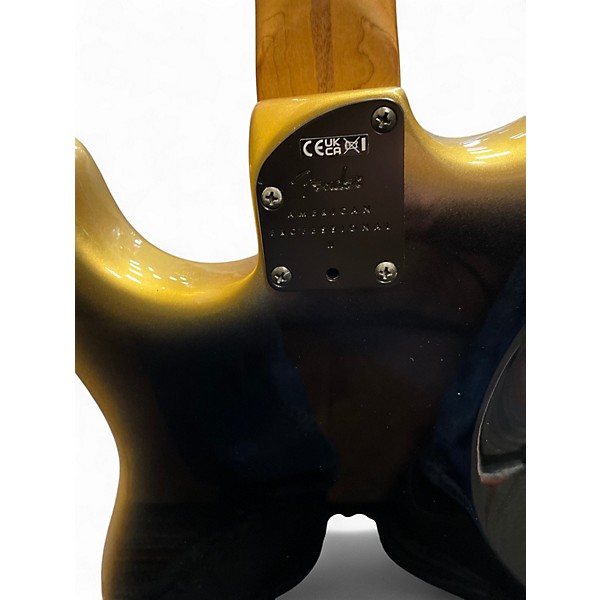 Used 2024 Fender American ProfAnniversary Stratocaster HSS HT Limited-Edition Eclipse Solid Body Electric Guitar