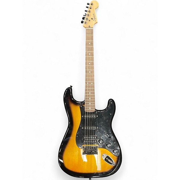 Used Squier Standard Stratocaster Tobacco Sunburst Solid Body Electric Guitar